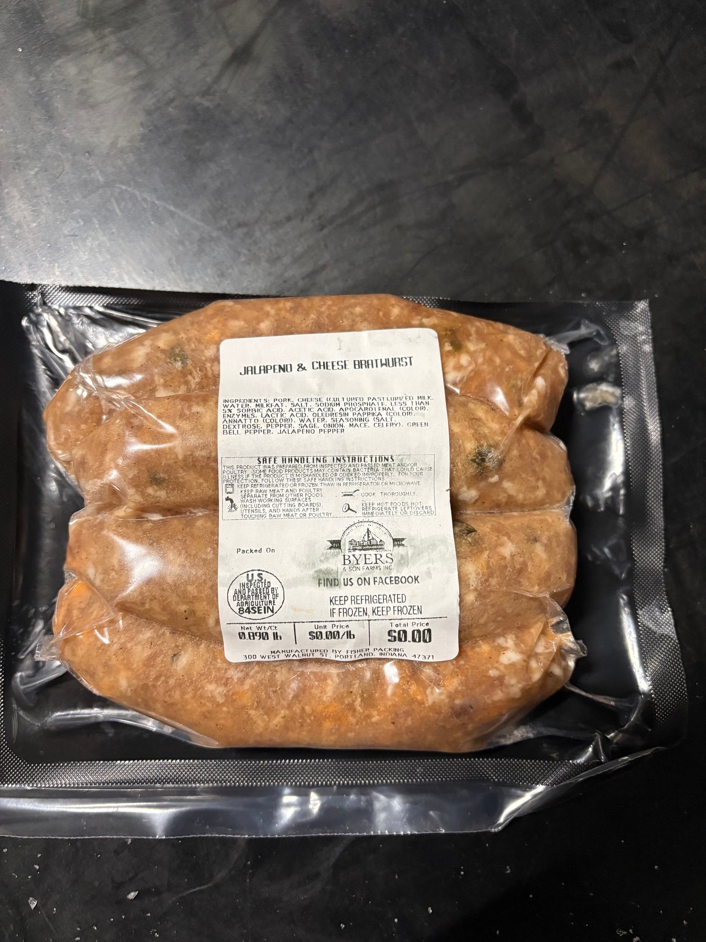 Jalapeño Cheese Brats