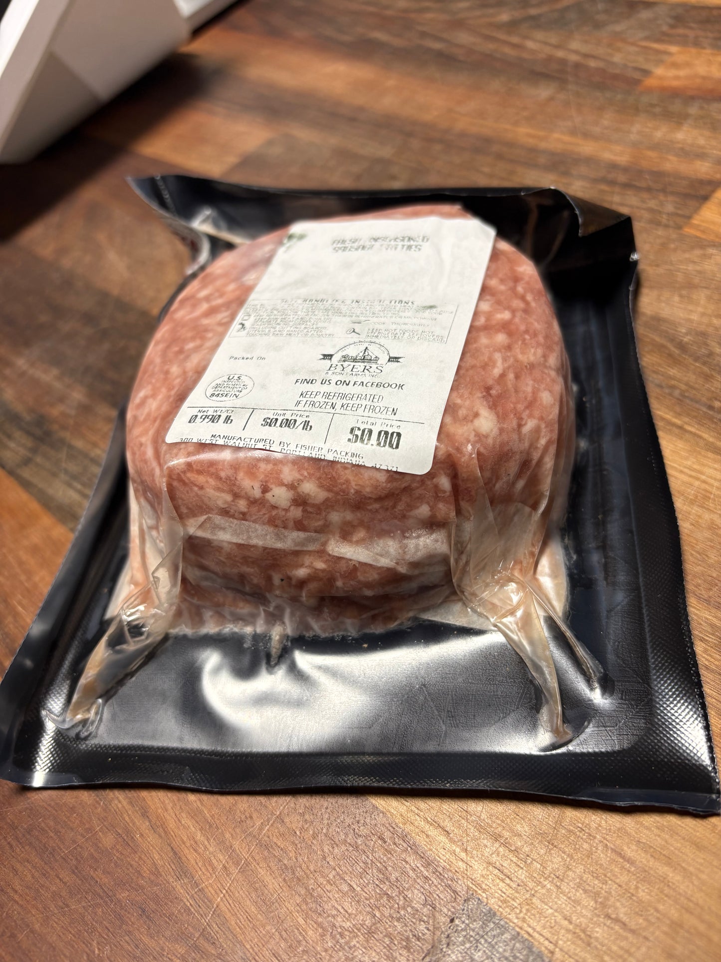 Pork Bacon Burgers