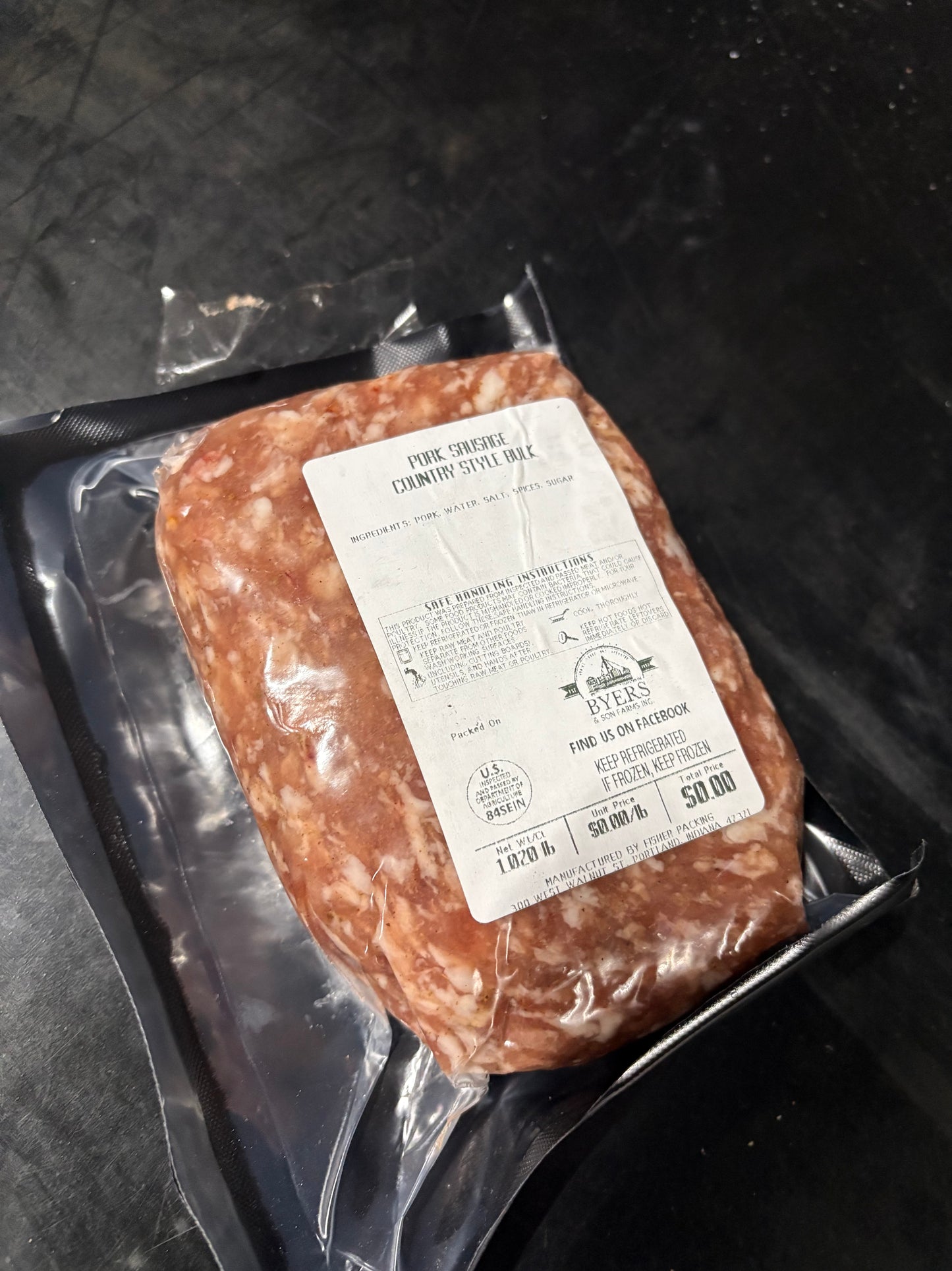 Country Style Sausage