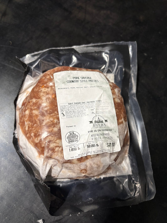 Country Style Sausage Patties